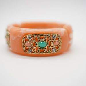CatstoneNYC Heavy Plastic Crystal Bangle Bracelet
